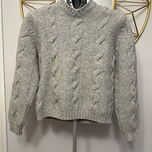 Vintage Abercrombie & Fitch Cable Knit Lambswool & Cotton Sweater
